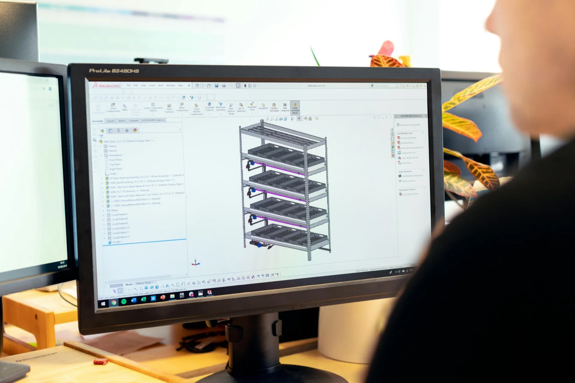 Modélisation 3D d'un ouvrage métallique réalisée par EBR Ingénierie